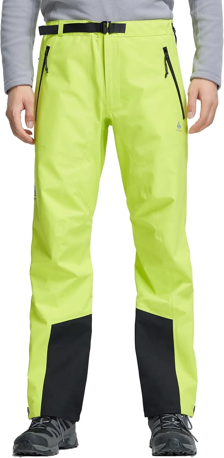 Pioneer Camp Men's Event 3L Waterproof Hiking Pants Stormproof Windproof Breathable for Outdoor Trekking XHX411002L