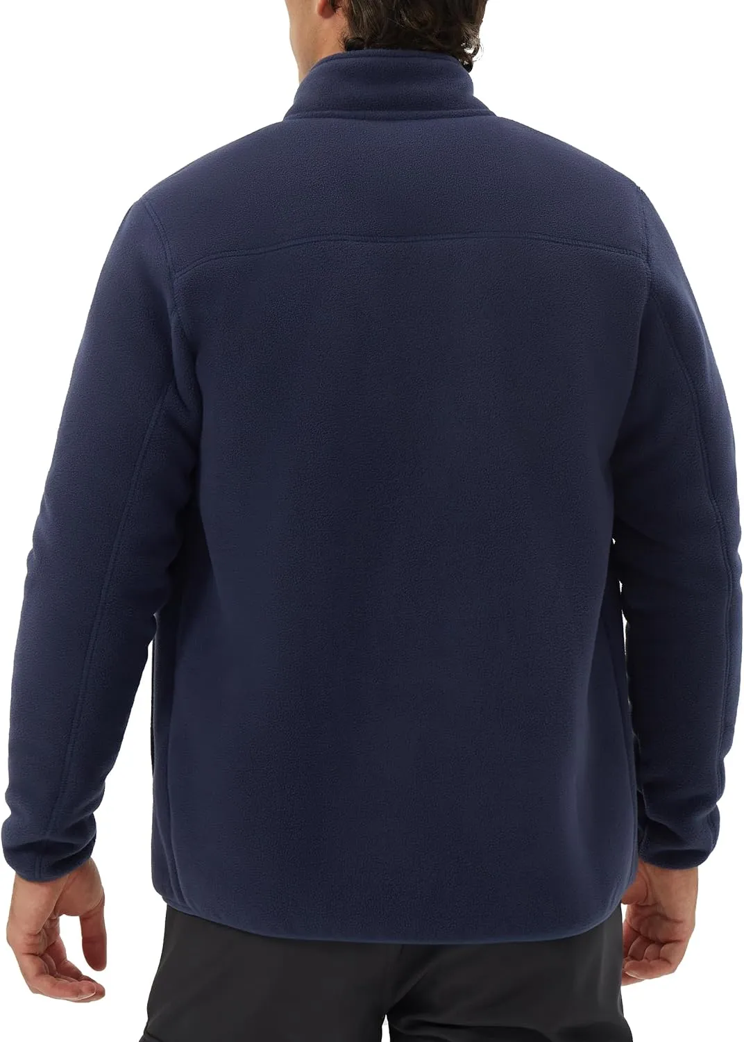 Pioneer Camp Men's Polar Fleece Sherpa Lined Jacket Warm Full Zip Up Thick Jacket Soft Outwear Winter Coat with Zipper Pocket
