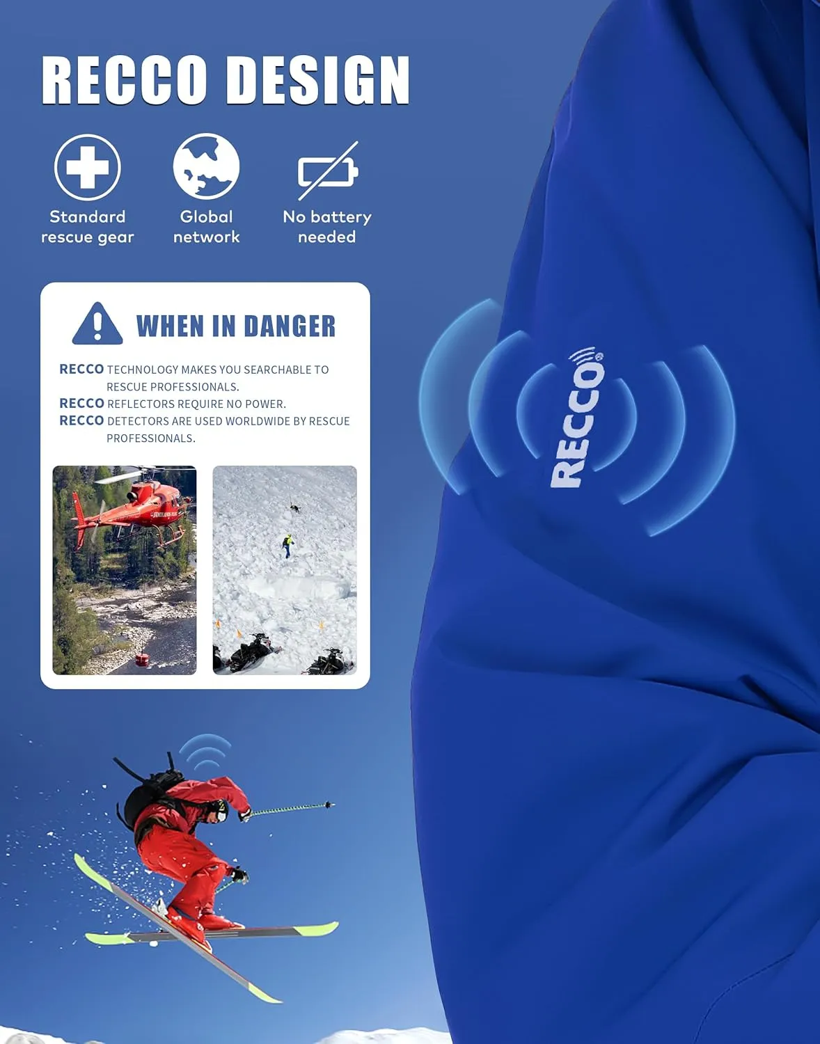 Pioneer Camp Men's Ski Jacket Waterproof Insulated Snowboard Gear Cold Weather Winter Warm Mountain Snow Coat