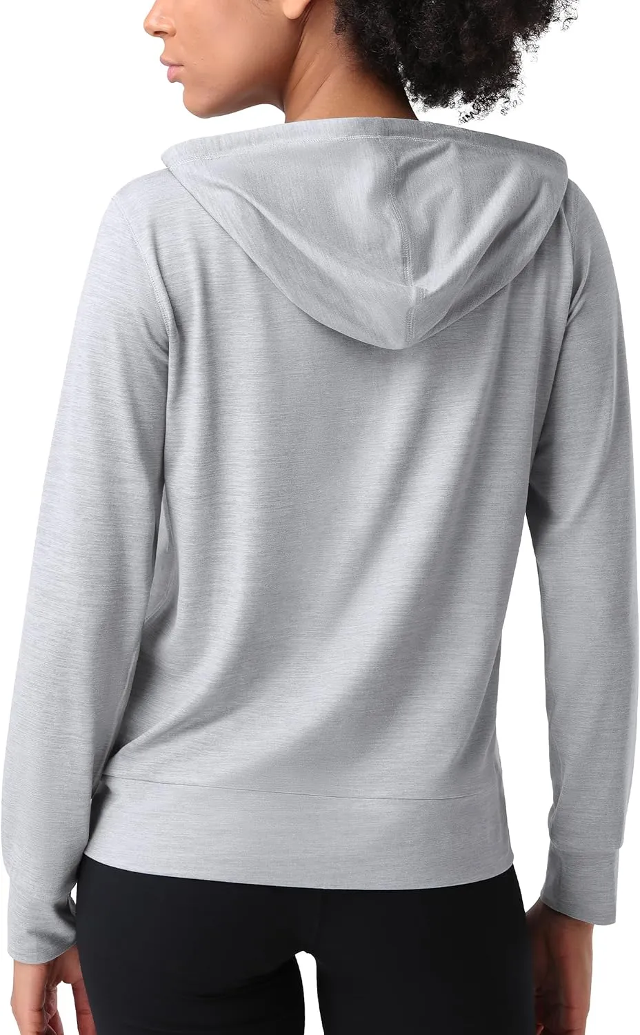 Pioneer Camp Women's Full Zip Up Workout Hoodie Soft Lightweight Hooded Sweatshirts Sweat Jacket Athletic Gym Yoga Casual