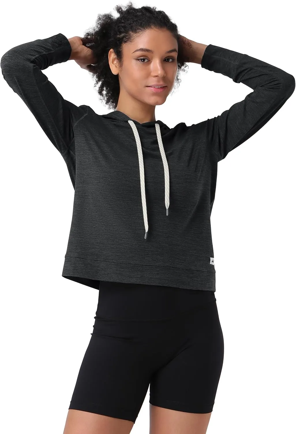 Pioneer Camp Women's Lightweight Hoodies Pullover Thin Soft Gym Hooded Sweatshirt Workout Athletic Running Yoga Casual Tops