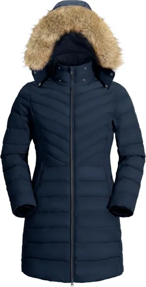 Pioneer Camp Women's Winter Coats Warm Thicken Long Puffer Jacket Waterproof Quilted Parka with Removable Faux Fur Hood