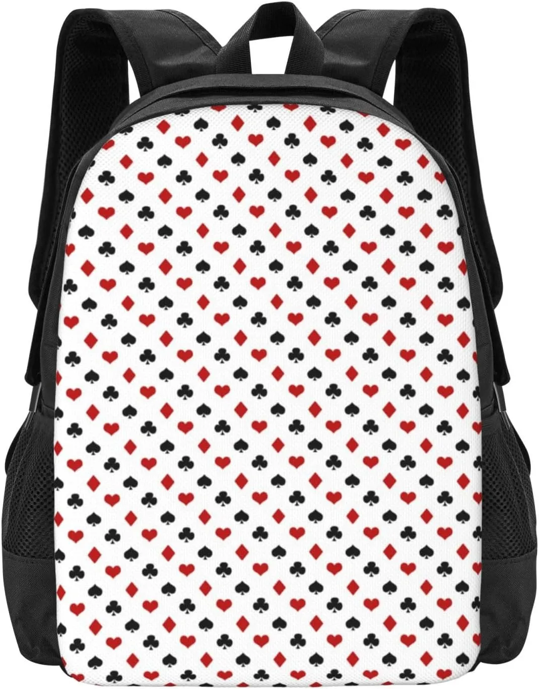 Poker Theme Playing Card Theme Lightweight Packable Backpack Travel Casual Hiking Daypack Foldable Backpack For Men Women