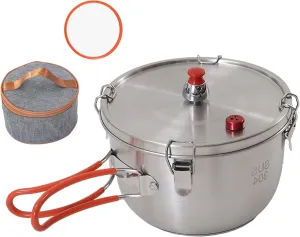 Porable Camping Pressure Pots Outdoor Stove Top Pressure Cooker Portable Outdoor Cookware Cooking Pots Soup Meat Pots
