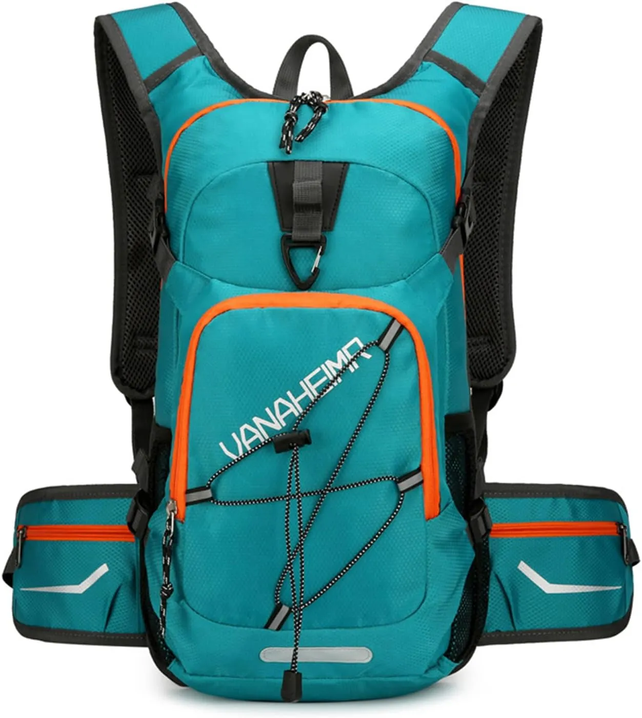PORRASSO Hiking Backpack 18L Waterproof Rucksack Daypack Lightweight Backpack for Women Men Camping Trekking Cycling Climbing Outdoor Sports Green