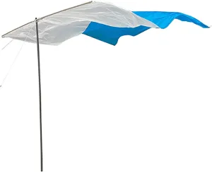 Portable Beach Umbrella. Easy to Set Up, UPF 50  Sun Protection, Windproof Canopy, Suitable for Beach, Backyard, Park, Desert