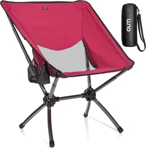 Portable Camping Chairs,Camp Chairs for Adults,Outdoor Chair Supports 380Lbs,Folding Camping Chair with Cup Holder Carry Bag,Fast Setup Lightweight Backpack Seat for Travel,Hiking,Beach,Adventures
