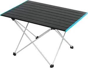 Portable Camping Table, Light Folding Table, with Aluminum Table Top and Carrying Bag, for Outdoor, Picnic, Cooking, Beach, Hiking, Fishi (Size : 40cm)