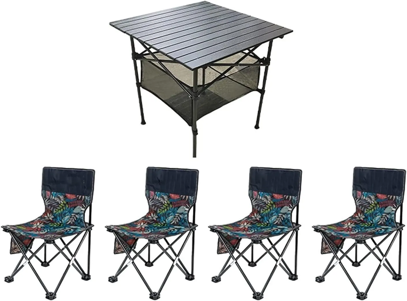 Portable Camping Tables with Storage Bag Ultralight Camp Folding Side Table Aluminum Table Suitable for Camp Picnic Backpacks Beach