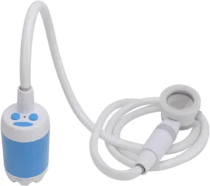 Portable Outdoor Shower, 4000mah Rechargeable 60 Min Runtime Camp Shower for Camping Hiking Travel