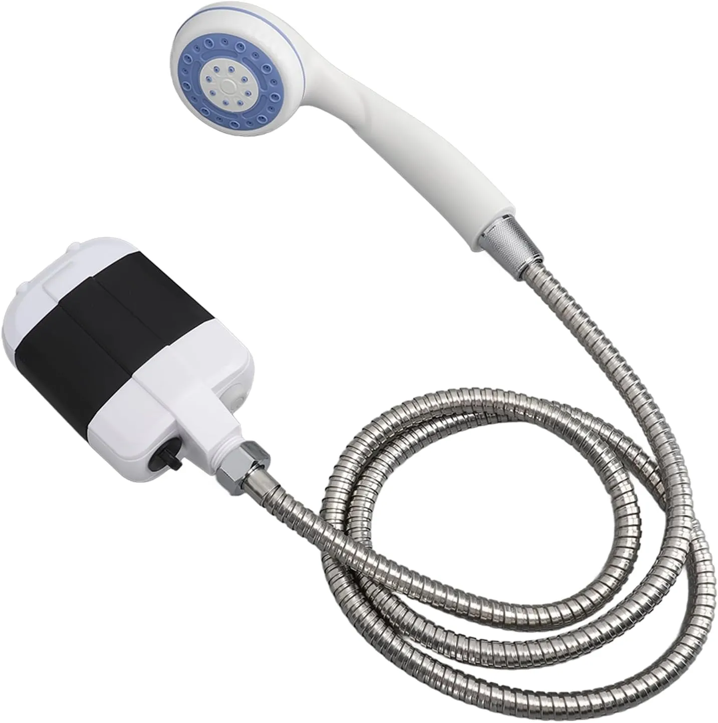 Portable Shower, USB Reable Outdoor Shower Set with 2400mAh Battery, Versatile Electric Camping Shower Pump for Hiking, Traveling
