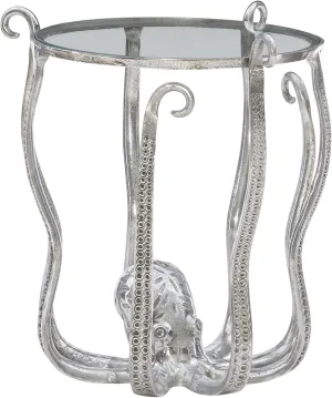 Powell Olivia Silver Octopus Accent Table