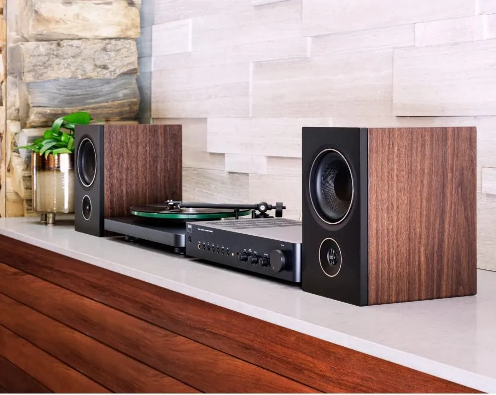 PSB Speakers Alpha P5 Bookshelf Speakers - Dark Walnut