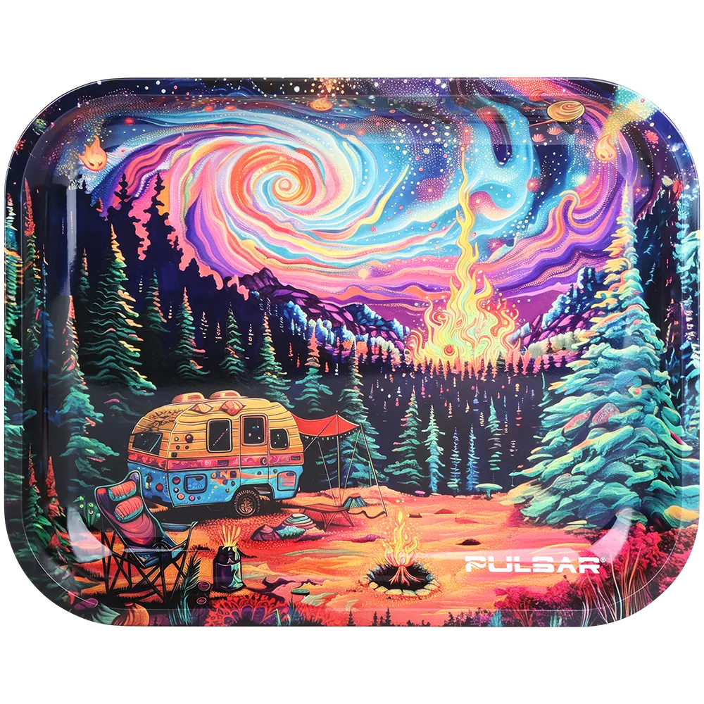 Pulsar Large Metal Rolling Tray | Starry Camp