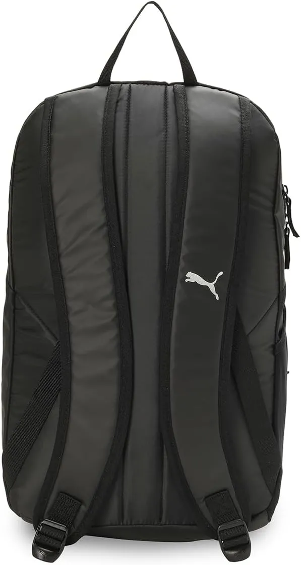 Puma 078943 TEAMFINAL Backpack, L, Spring and Summer 23 Color, Black/Medium, Gray, Heather (01)