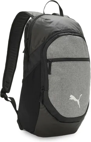 Puma 078943 TEAMFINAL Backpack, L, Spring and Summer 23 Color, Black/Medium, Gray, Heather (01)
