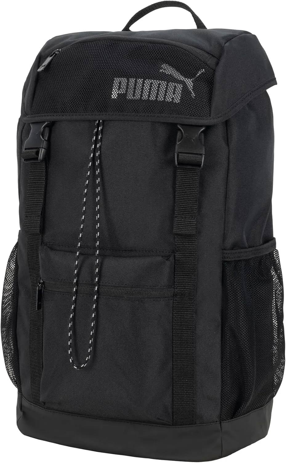 PUMA-Evercat Flap Top Backpack Unisex Backpacks, Black