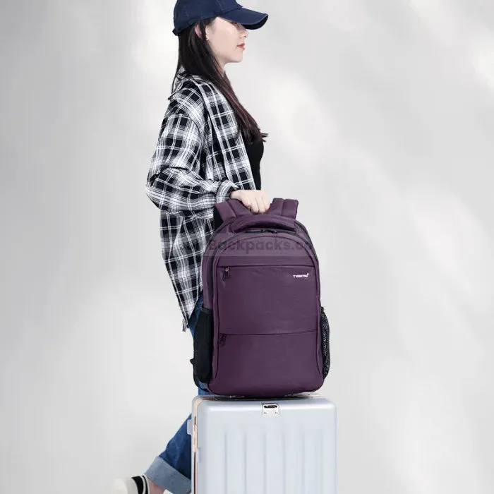 Purple Anti Theft Backpack