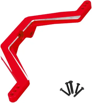 RC Aluminum Front Shock Vertical Relocator Upgrades Part for 1/10 Drag Slash 1967 Chevrolet C10 Slash 2wd lcg,Front Shock Vertical Relocator Hops up,Red