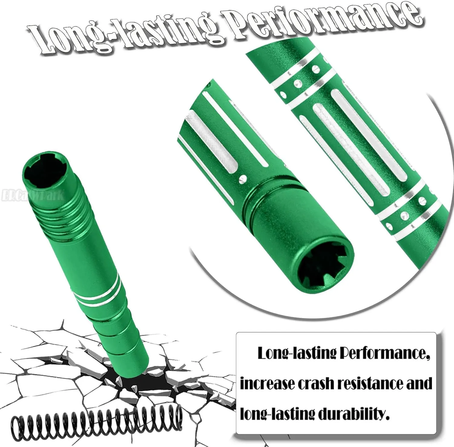 RC Centor Driveshaft Axles Upgrades Part for 1/10 Granite Senton Vorteks 3S BLX(Mega550),Big Rock 3S BLX,1/8 Typhon Infraction 3S BLX(Mega550),Alloy Drive Shaft CVD Hop-Up,Green