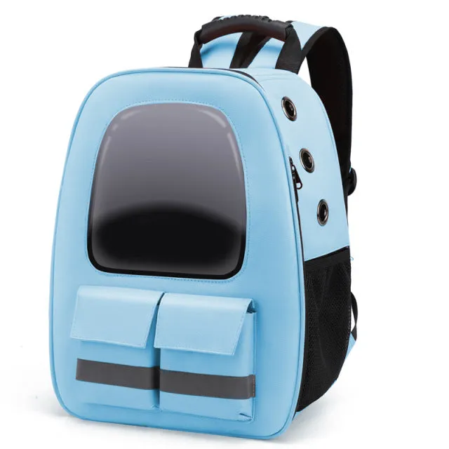 Reflective Cat Backpack Breathable Travel Pet Carrier Bag For Small Dog Cat Carring Transport With Safety Strap Pet Accessories
