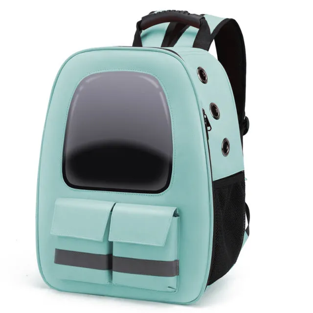 Reflective Cat Backpack Breathable Travel Pet Carrier Bag For Small Dog Cat Carring Transport With Safety Strap Pet Accessories
