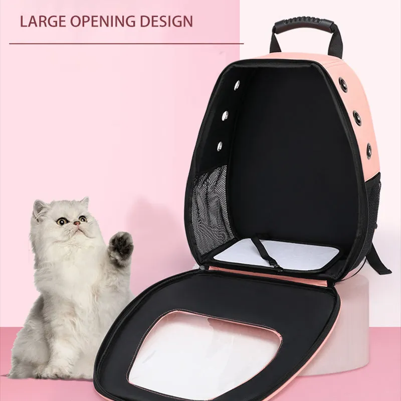 Reflective Cat Backpack Breathable Travel Pet Carrier Bag For Small Dog Cat Carring Transport With Safety Strap Pet Accessories