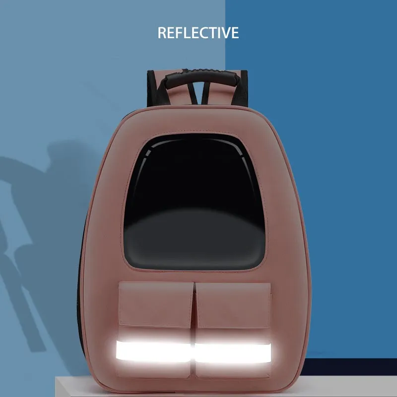 Reflective Cat Backpack Breathable Travel Pet Carrier Bag For Small Dog Cat Carring Transport With Safety Strap Pet Accessories