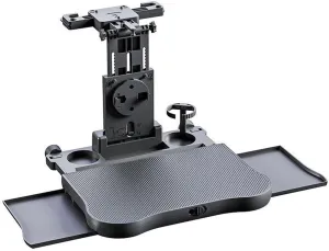 Retractable Car Seat Tray Table, Cars Dining Tray Table, Car Laptop Table with Cup Holder, Suitable for Work, Dining and Travel