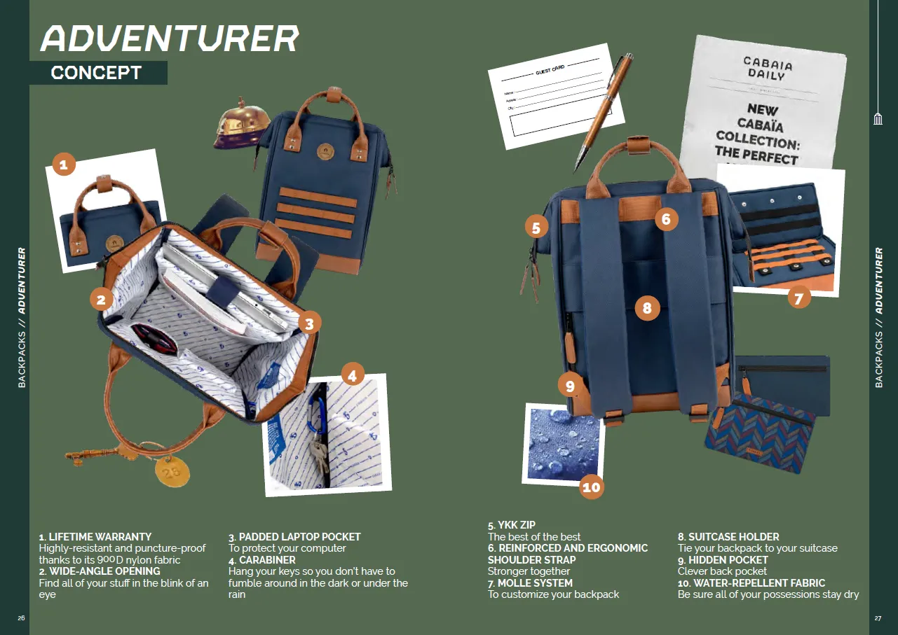 REYKJAVIK RIC SMALL BACKPACK
