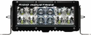 Rigid Industries 106312 E-Series 6" Combo Spot/LED Flood Light Bar, black