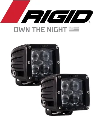 RIGID Industries 50471 - Hyper Spot Dually Set Inc Stainless Hardware, Mounts, Duetsch connectors and Flyiing Leads