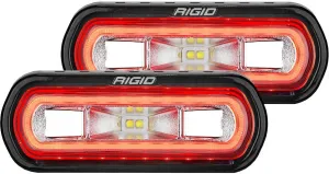 RIGID SR-L SERIES OFF-ROAD SPREADER POD RED HALO PAIR (set of 2) SURFACE MOUNT, 53122