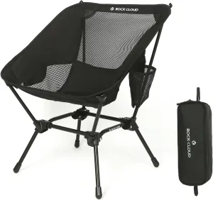 ROCK CLOUD Portable Camping Chair Ultralight Folding Chairs Outdoor for Camp Hiking Backpacking Lawn Beach Sports