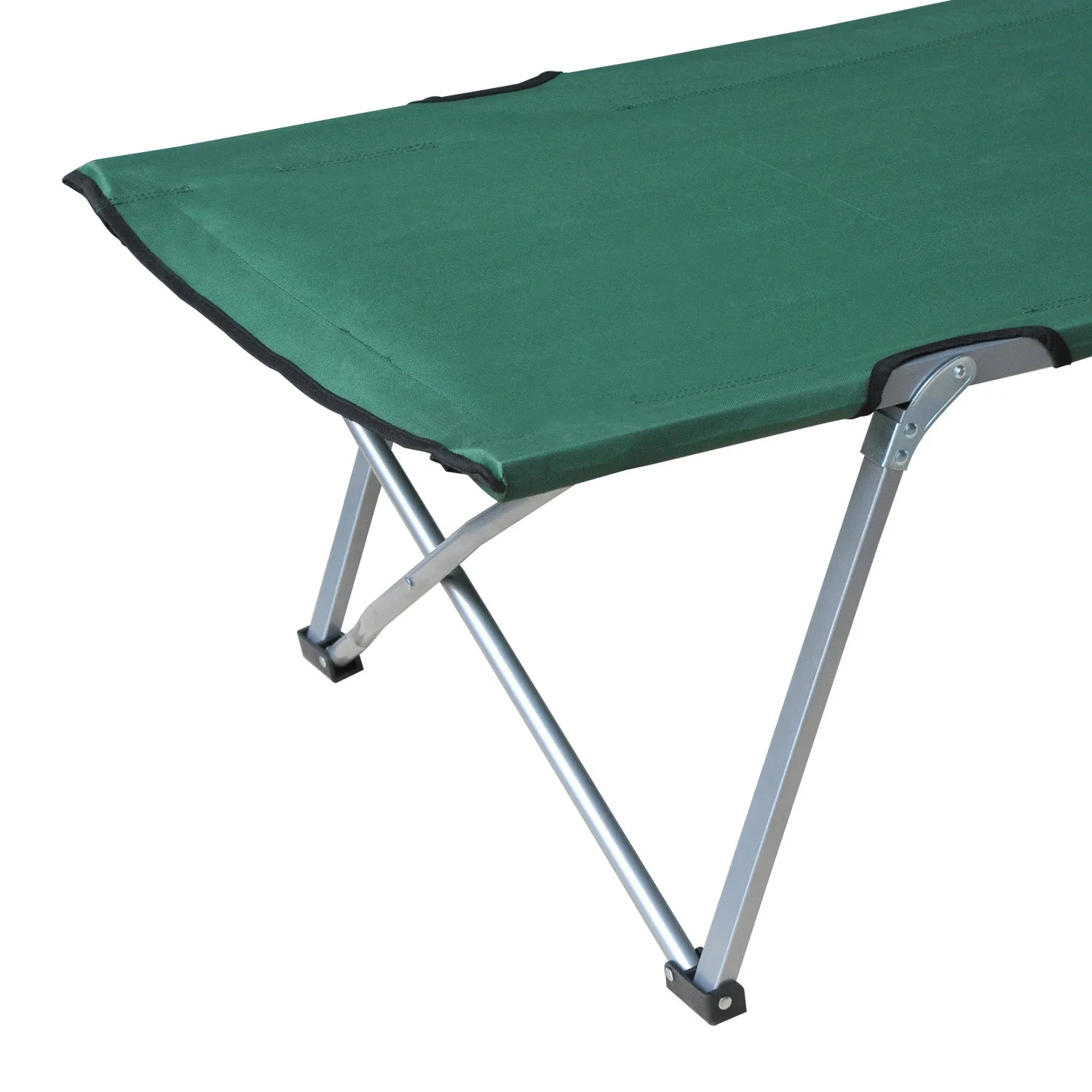 Rootz Camp Bed - Folding Bed - Portable Sleeping Cot - Waterproof Oxford Fabric - 193cm x 64cm x 40cm