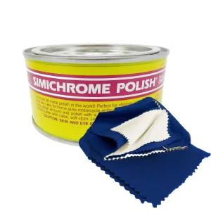 Rosenthal Collection – Simichrome Metal Polish Compound 250g with Cloth – Restore Shine on Chrome, Aluminum, Stainless Steel & More