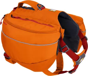 Ruffwear, Approach Dog Backpack, Hiking and Camping Pack with Saddlebags, Campfire Orange, Medium