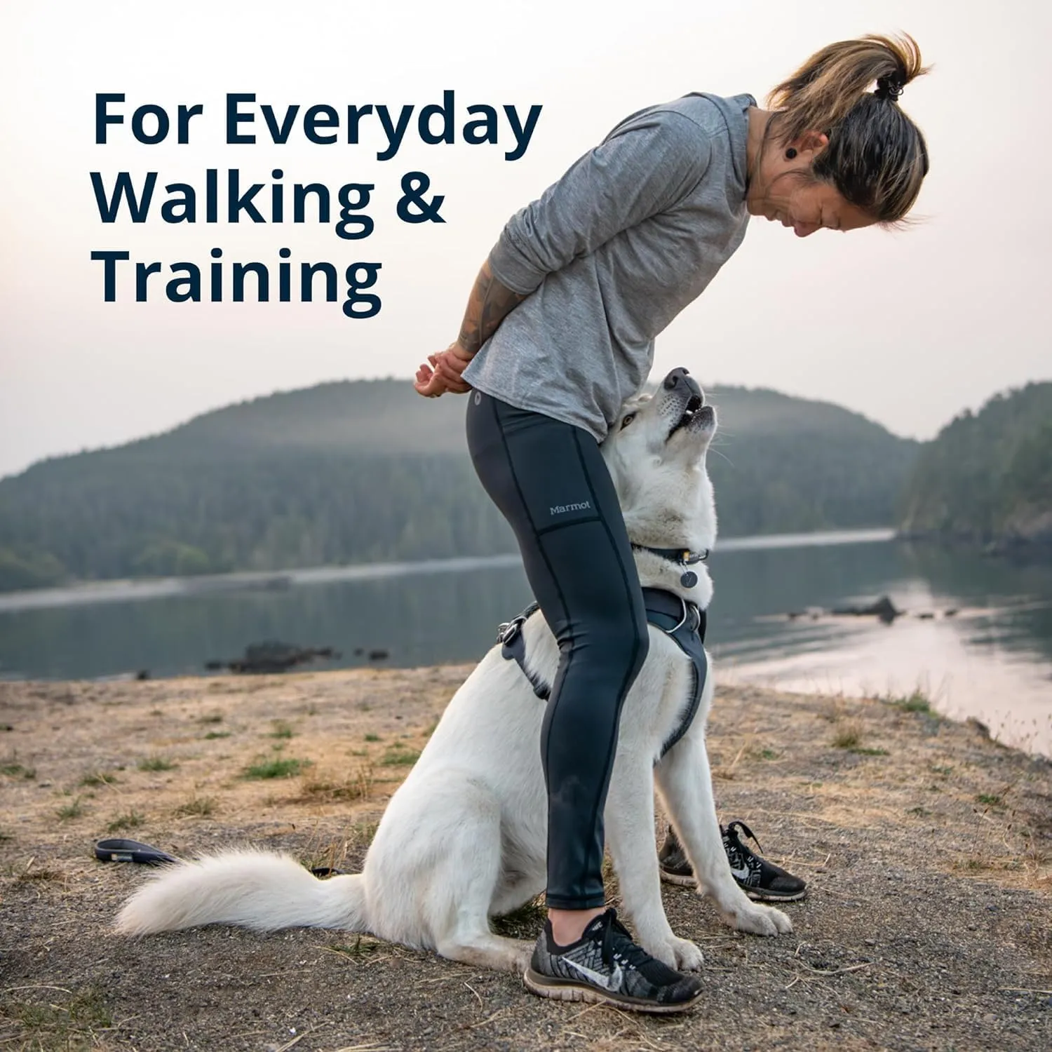 Ruffwear, Front Range Dog Harness, Reflective Soft Padded Everyday Harness with Dual Leash Clips, Adjustable and Lightweight Fit for Training or Walking for All Dogs, Spring Mountains, Small
