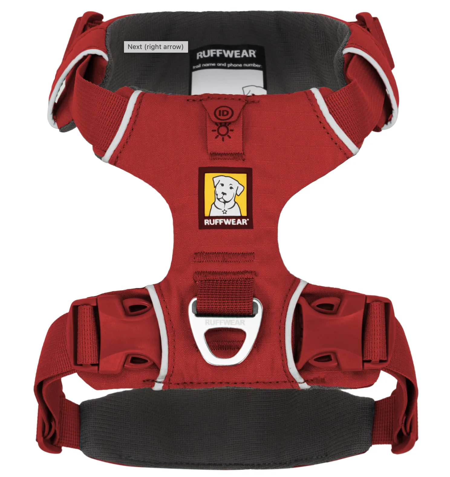Ruffwear Front Range Harness Red Canyon