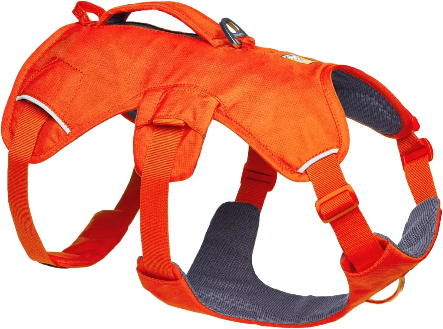 Ruffwear, Web Master, Multi-Use Support Dog Harness, Hiking and Trail Running, Service and Working, Everyday Wear, Blaze Orange, XX-Small