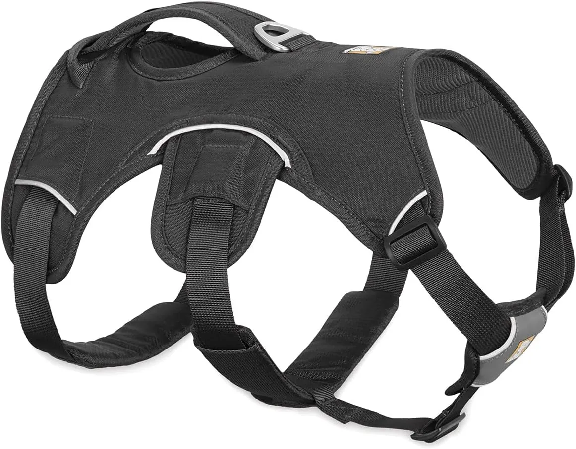 RUFFWEAR - Web Master, Multi-Use Support Dog Harness, Hiking and Trail Running, Service and Working, Everyday Wear, Twilight Gray, Small