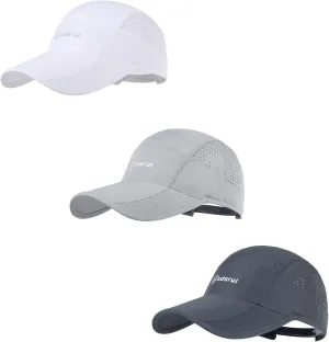 Running Hat Outdoor Quick Drying Baseball Cap Mesh Cool Workout Cap for Women and Men