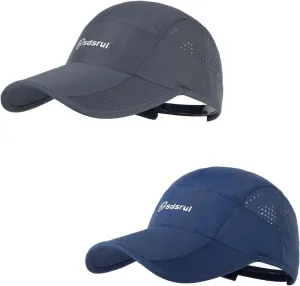 Running Hat Outdoor Quick Drying Baseball Cap Mesh Cool Workout Cap for Women and Men