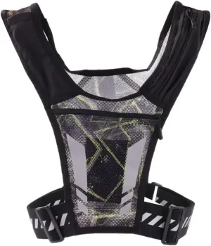 Running Vest Reflective Running Backpack Lightweight Running Chest Pouch Breathable Mesh Vest Bag Running Adjustable Buckle for Men Women for Running(Yellow) (Yellow)