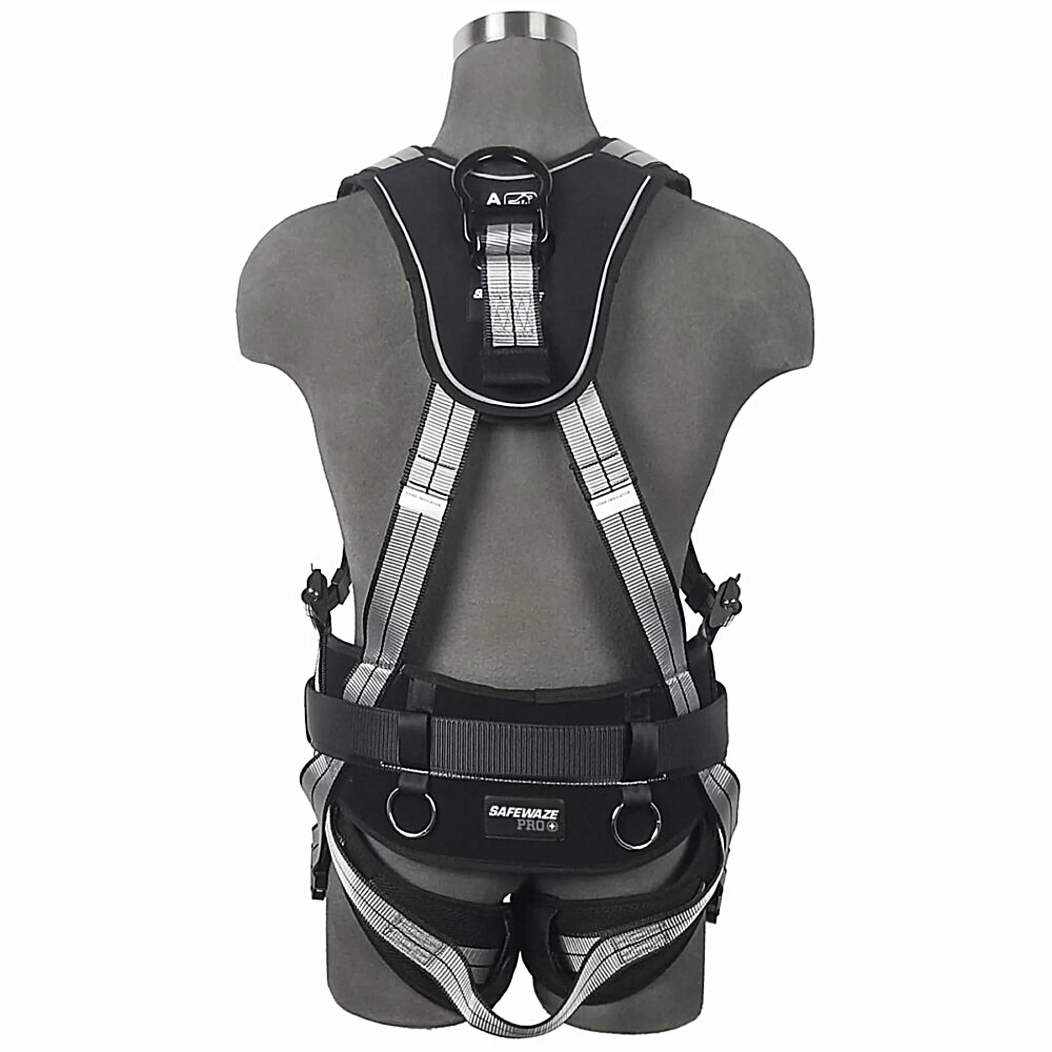 Safewaze 021-181 Series PRO  Slate Construction Harness, Alu 3D, Alu QC Chest/Legs, 1 Each