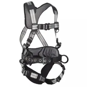 Safewaze 021-181 Series PRO  Slate Construction Harness, Alu 3D, Alu QC Chest/Legs, 1 Each