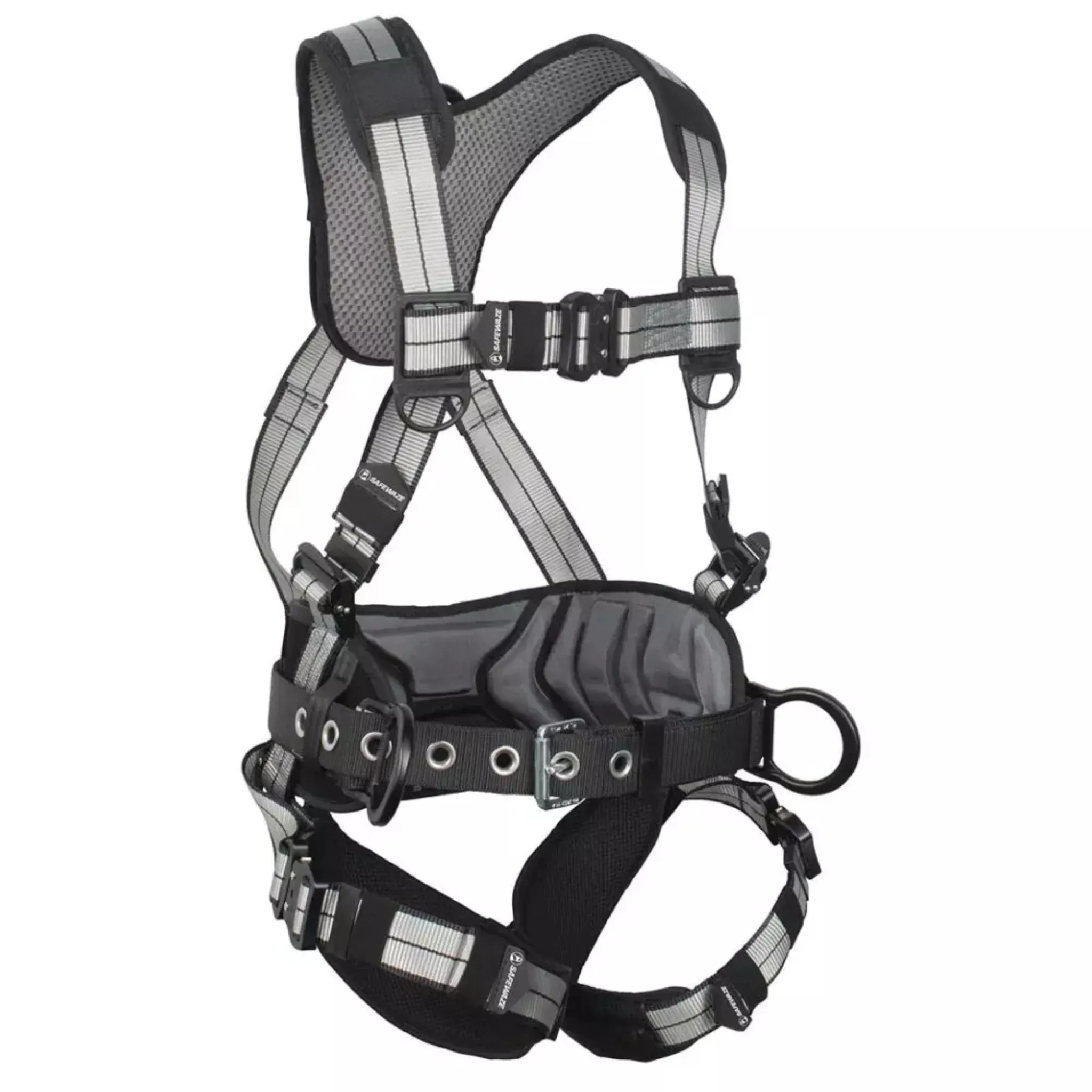 Safewaze 021-181 Series PRO  Slate Construction Harness, Alu 3D, Alu QC Chest/Legs, 1 Each