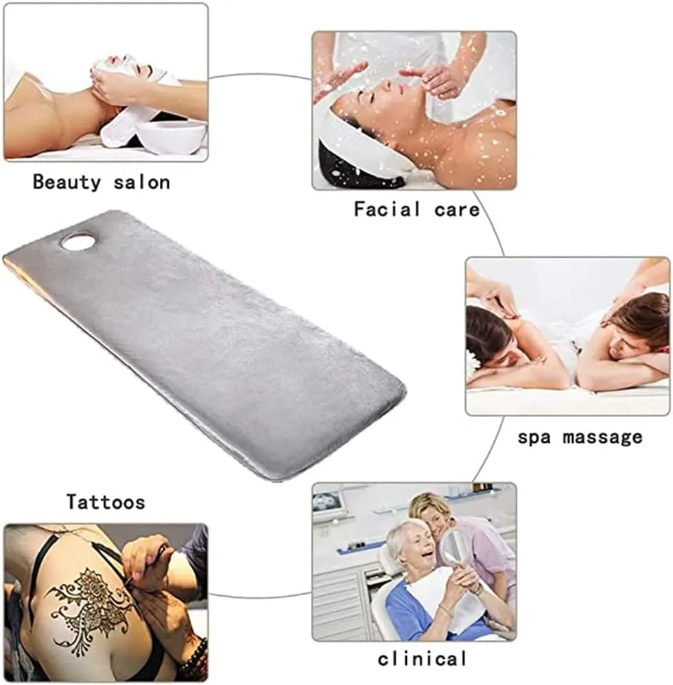 Salon High Density Sponge Mattress Topper for Lash Bed Trapezoidal Head Massage Table Mattress Pad Non-Slip Beauty Spa Bed Cushion with Breath Hole (Bed Not Included),Navy 3cm,80x190cm
