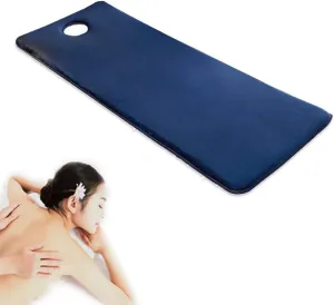 Salon High Density Sponge Mattress Topper for Lash Bed Trapezoidal Head Massage Table Mattress Pad Non-Slip Beauty Spa Bed Cushion with Breath Hole (Bed Not Included),Navy 3cm,80x190cm