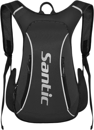 Santic Cycling Backpack Lightweight 15L Bike Hydration Biking Daypack Hiking Running Climbing Breathable Pack for Men Women